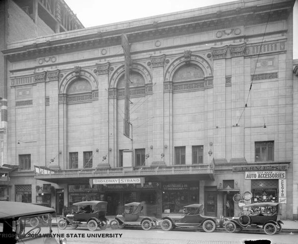 Broadway Theatre - Old Photo From Wayne State Library (newer photo)